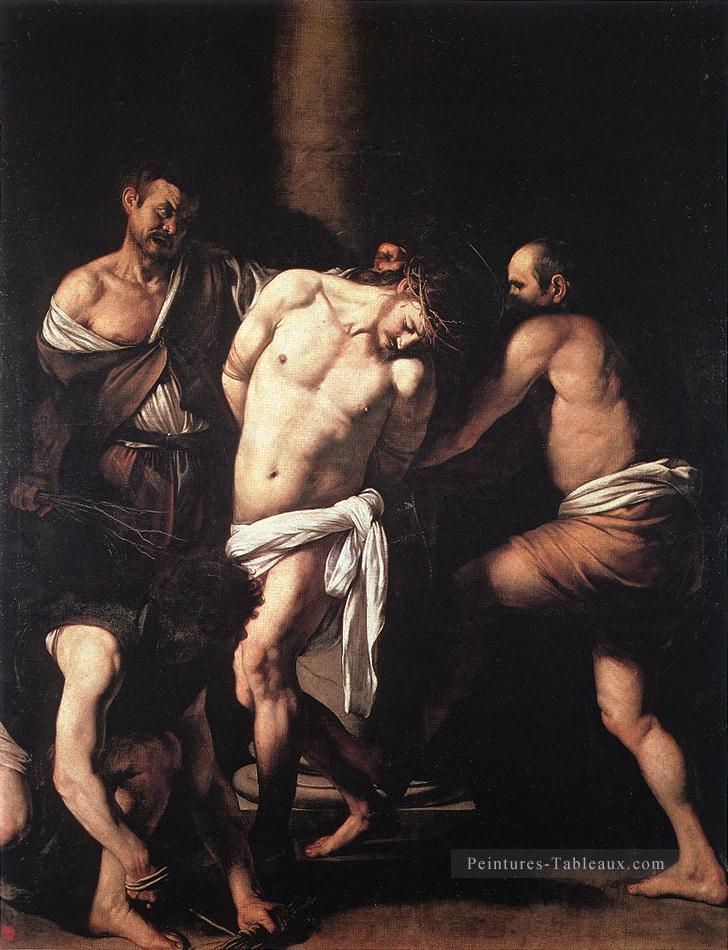 Flagellation Caravaggio Nu Peintures à l'huile